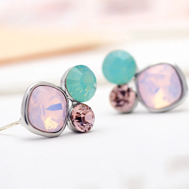 Neoglory австрийские стразы очаровательные серьги подарки для девушек модные милые