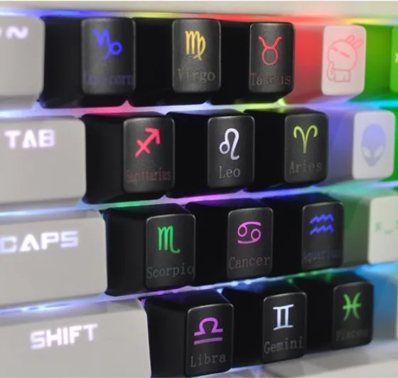 1 шт. R4 позиции личности Прозрачный ключ Кепки механическая клавиатура 12