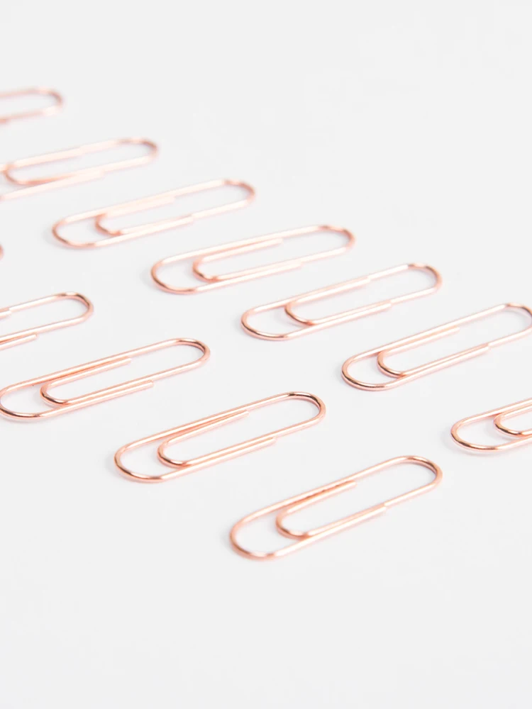 Металлические аксессуары Симпатичные офисные принадлежности розовое золото