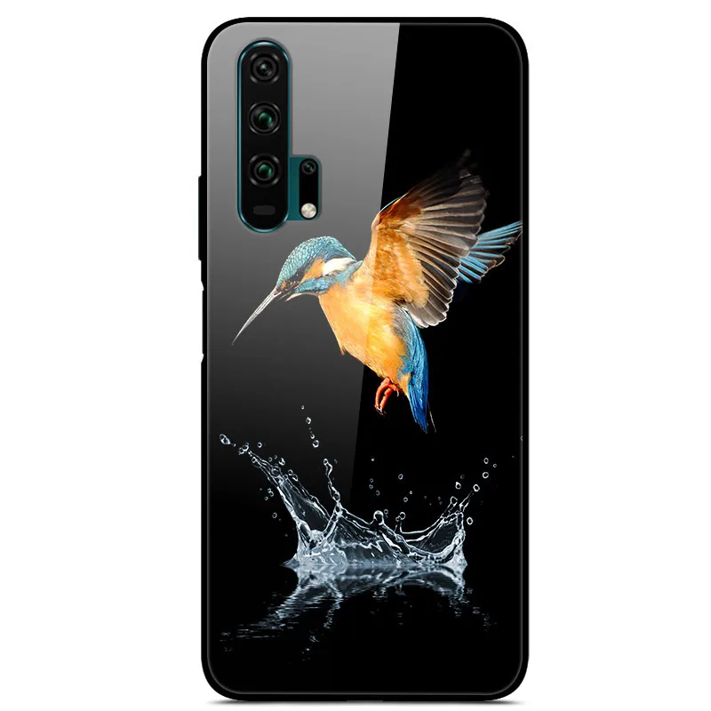 6 Закаленное стекло Чехол для Huawei Honor 20 Case Жесткий ПК Красочный чехол для Huawei Honor 20 Pro 20S Бампер чехол на телефона хонор20 20про - Цвет: 6