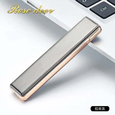 Портативная Безопасная электронная мини-зажигалка с зарядкой от USB