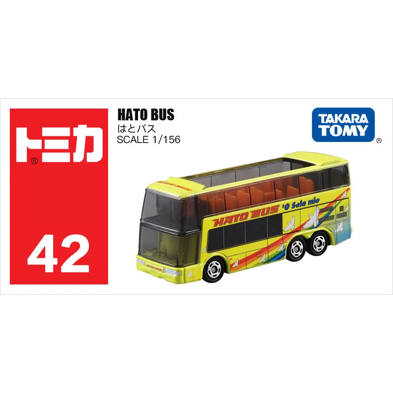 Takara Tomy Tomica металлическая модель модели автобуса игрушечные автомобили