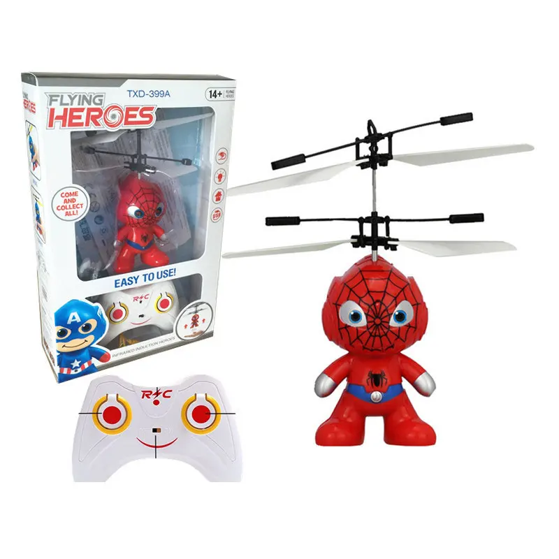 В коробке 2 канала RC вертолет Крытый игрушка с гироскопом самолет Дистанционное