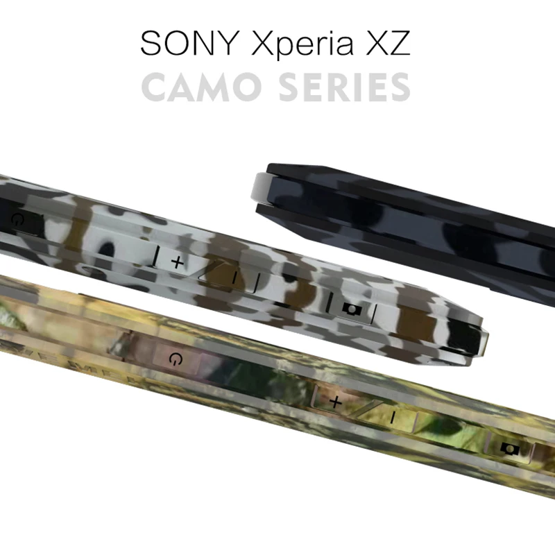 Любовь Мэй камуфляж металлической Алюминий Панцири футляр для Sony Xperia XZ/XZS Обложка
