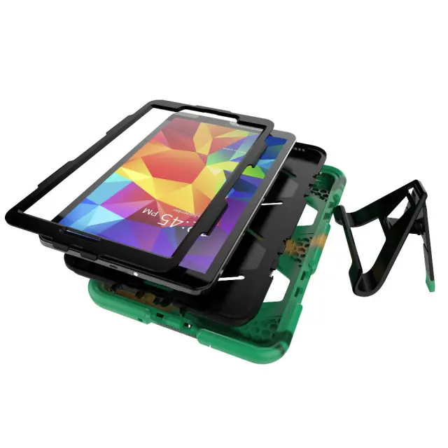 3 IN 1 Armor Kickstand Shockproof Tablet Case For Samsung Galaxy Tab A 10.1 T585 T580 SM-T580 T580N Silicone Rubber Cover | Компьютеры и