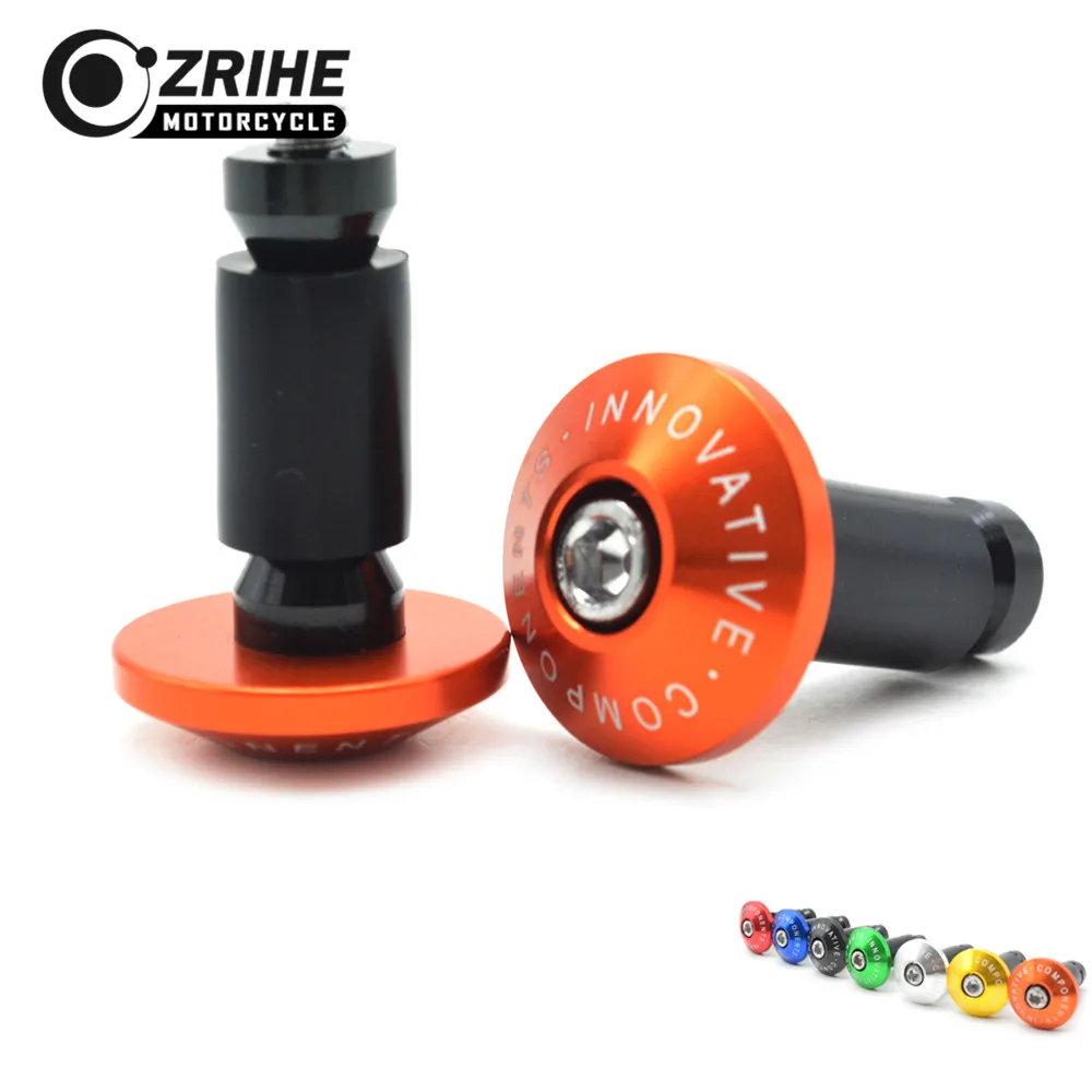 Оранжевый 22 мм 7/8 &quot&quot мотоцикл ручки бар заканчивается ползунок ЧПУ заготовки