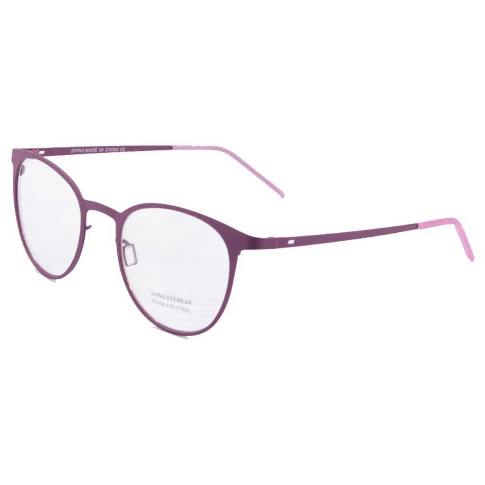Очки tecnology в круглой металлической оправе женские круглые оправы для очков с