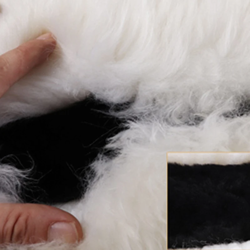 Роскошная меховая подушка из австралийской овчины длинные шерстяные дышащие