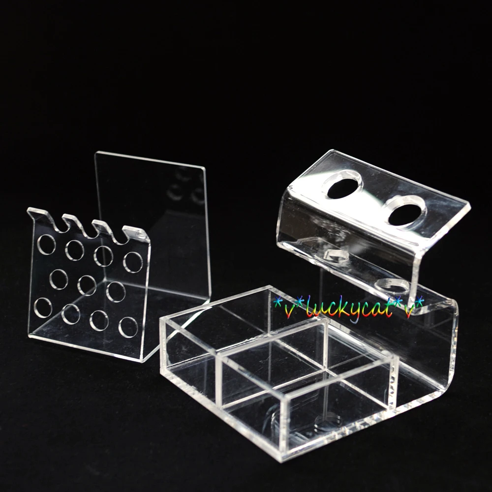 

Dentist oral hygiene endodontics Adhesive Resin Syringe Acrylic Organizer Holder