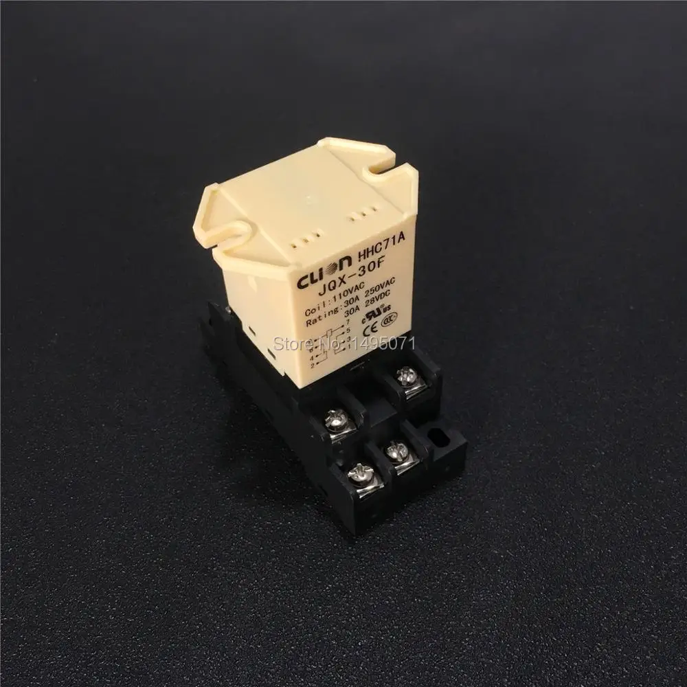 4 комплекта в партии JQX-30F-2Z 30A HHC71A высокое Мощность реле 12VDC 24VDC 110VAC 220VAC электромагнитные реле JQX-30F 2Z 8Pin DPDT w цоколя