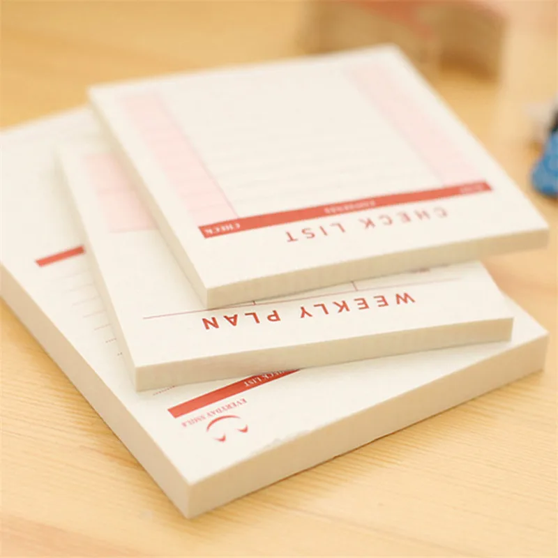 Милый Еженедельный Ежемесячный рабочий планировщик дневник записная книжка