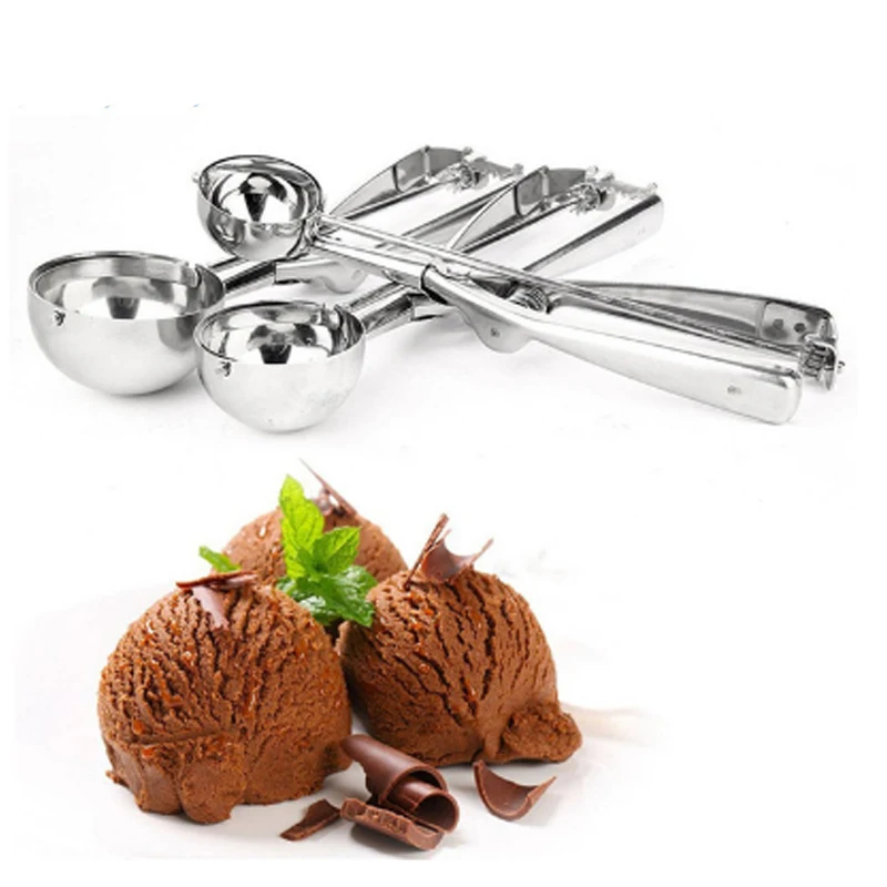 Хорошее качество 1 шт. ложка для мороженого из нержавеющей стали инструменты