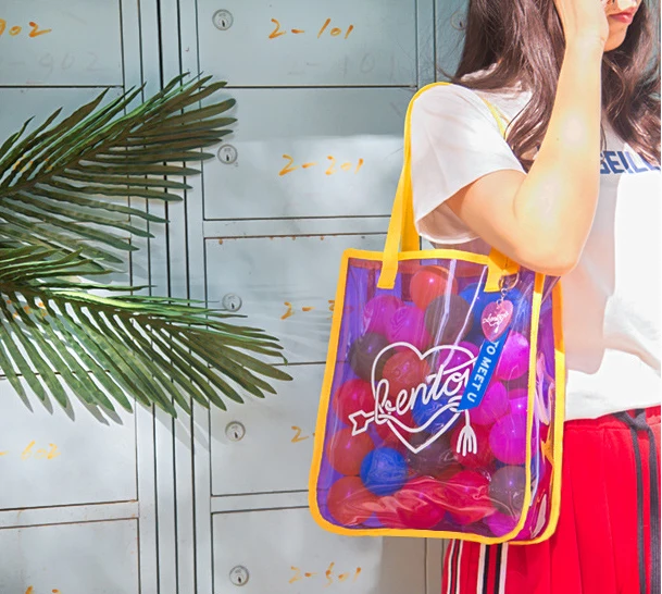 Модные женские сумки из натуральной кожи ПВХ Прозрачные Пляжные для женщин