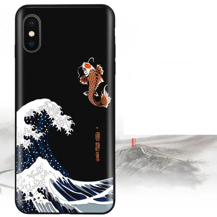 JIN LI Чехол для iphone XR, Китай, экзотический тисненый элемент, чехол для iphone 6 6s 7 8 plus x xs max, тонкий защитный чехол - Цвет: JIN LI