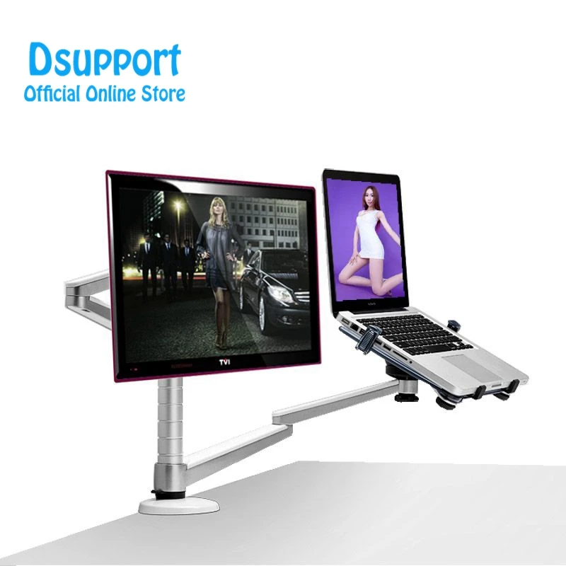 Мультимедийный настольный держатель с двумя ручками 25 дюймов Monior + подставка для