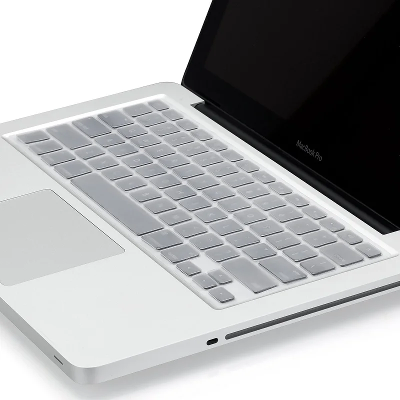 clear Силиконовый защитный чехол для клавиатуры для ноутбука Apple Macbook Air 13 2013 поздний 13,3 дюймов Английский Американский вход - Цвет: clear