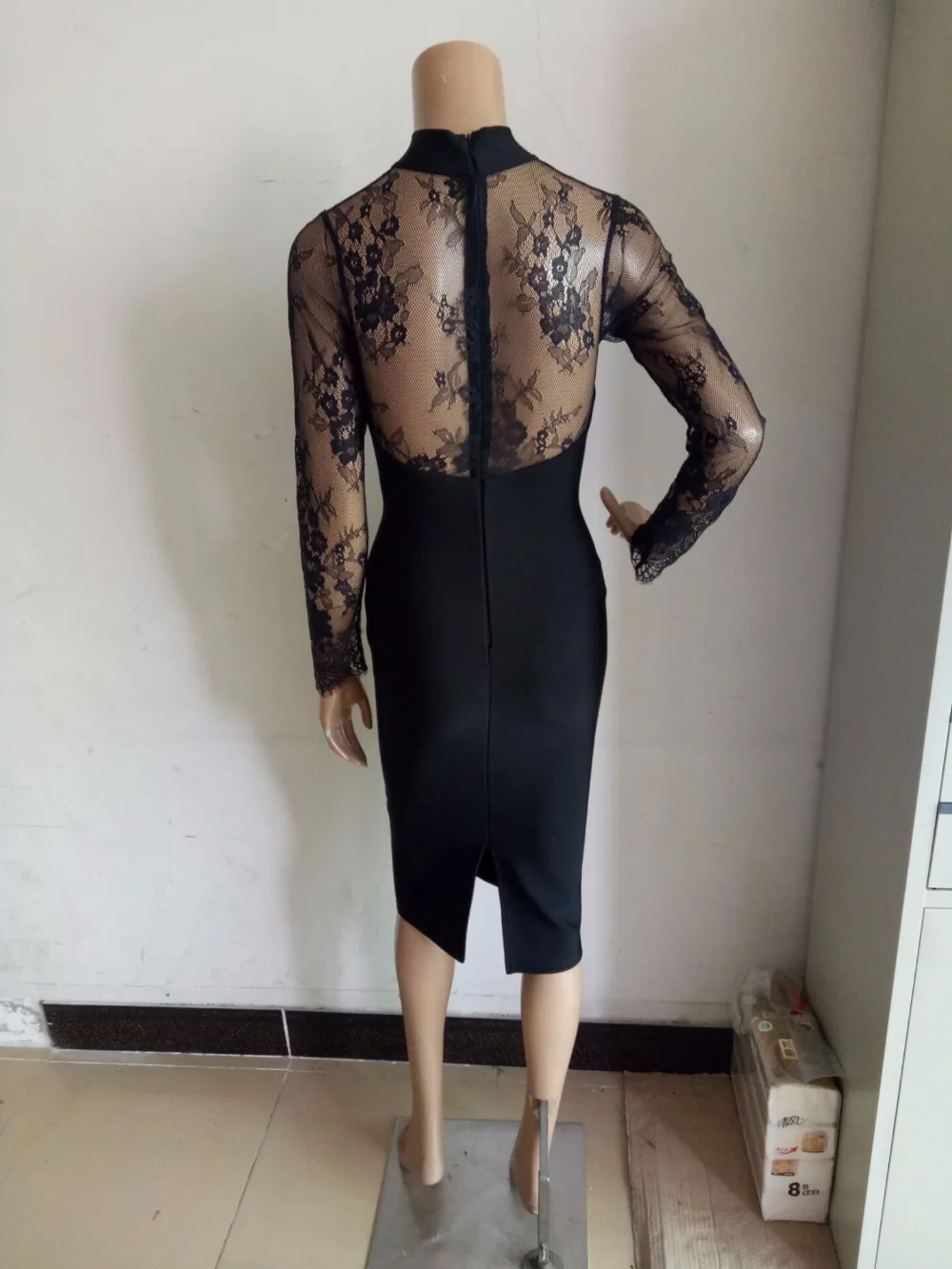 Лидер продаж женское элегантное облегающее сексуальное черное белое кружевное