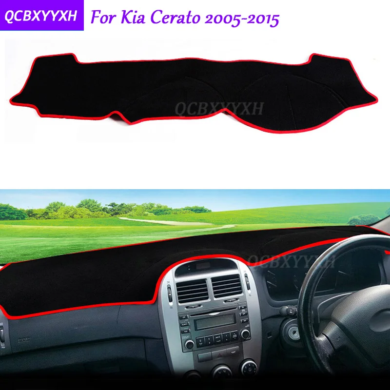 Для KIA Cerato 2005- коврик на приборную панель защитный интерьер Photophobism накладка тент подушка для автомобиля Стайлинг авто аксессуары