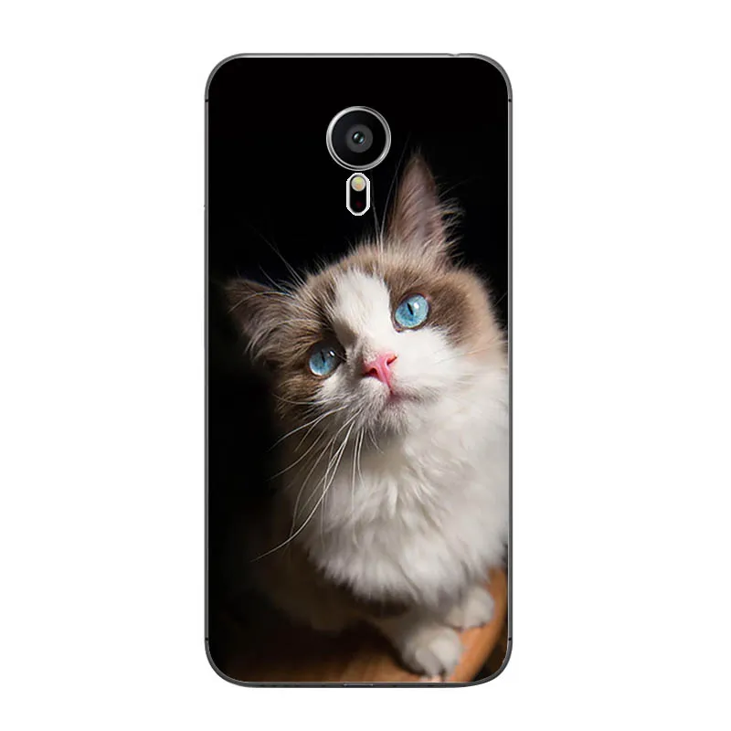 6097 12 Для Meizu MX4 MX5 MX6 Pro 5 6 Чехол для телефона M1 M2 M3 Note MEILAN E Mini Shell Прозрачный Чехол Мягкий силиконовый чехол с рисунком ленивого кота - Цвет: 6097 12