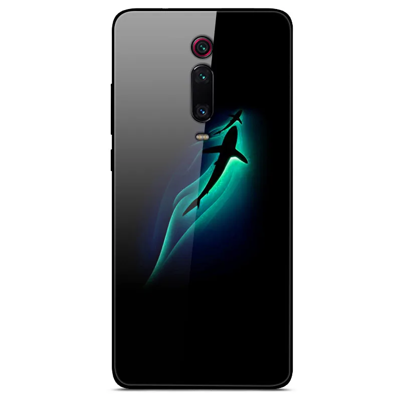 6,3" для Xiaomi mi 9T Pro Чехол mi 9T Pro роскошный стеклянный чехол-накладка для Xiaomi mi 9T Pro Чехол mi 9TPro TPU рамка красный mi K20 чехол - Color: as photo 49