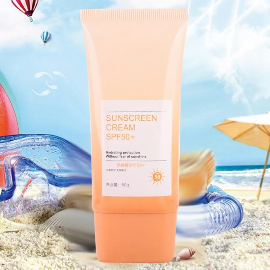 

SPF50 + солнцезащитный крем для лица, летний Водонепроницаемый солнцезащитный лосьон 50 г
