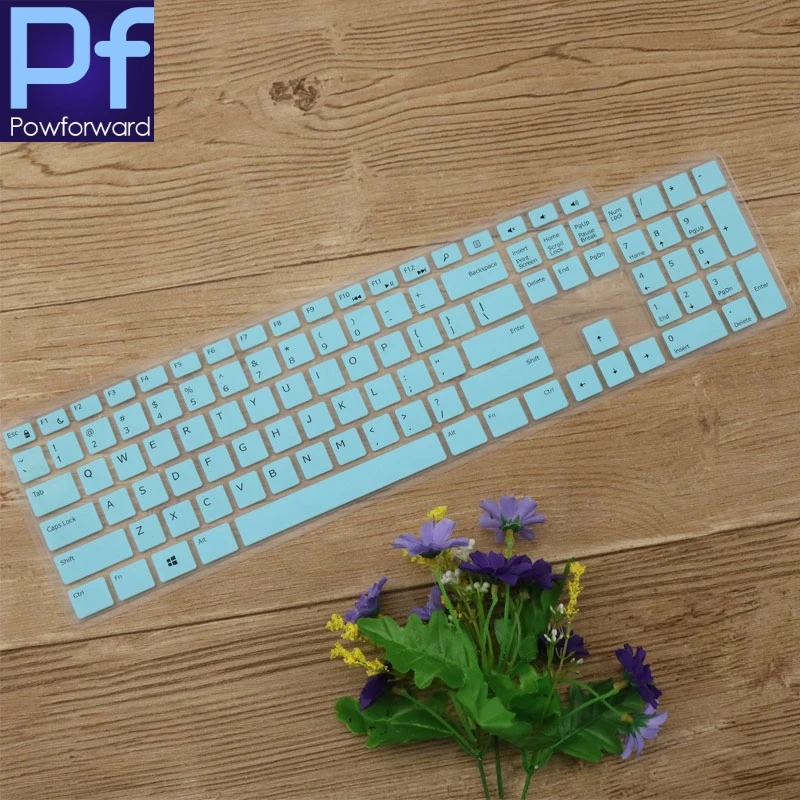 Силиконовый защитный чехол для клавиатуры беспроводной Dell KM117 Ультратонкий