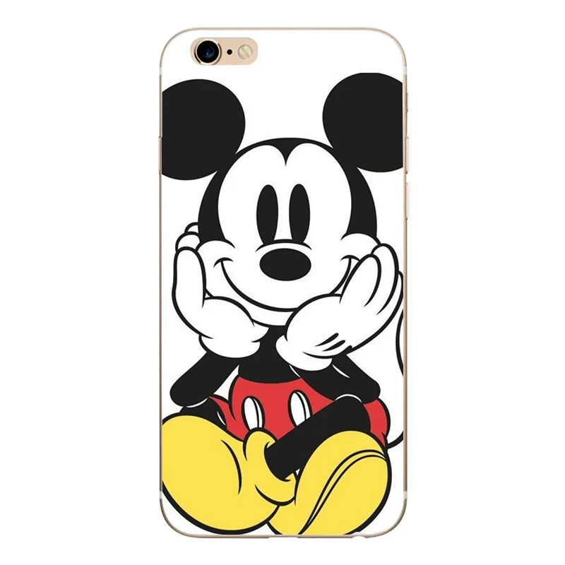 For Funda iphone 8 plus Mickey Silicona 360 Protector Luxury Soft TPU Phone Case apple 6s 6 5s 5 se 7 Cover Shell |