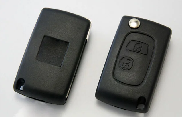 Модифицированная Складная фотовспышка с 2 кнопками для Citreon HU83|key shell button|shell keyshell