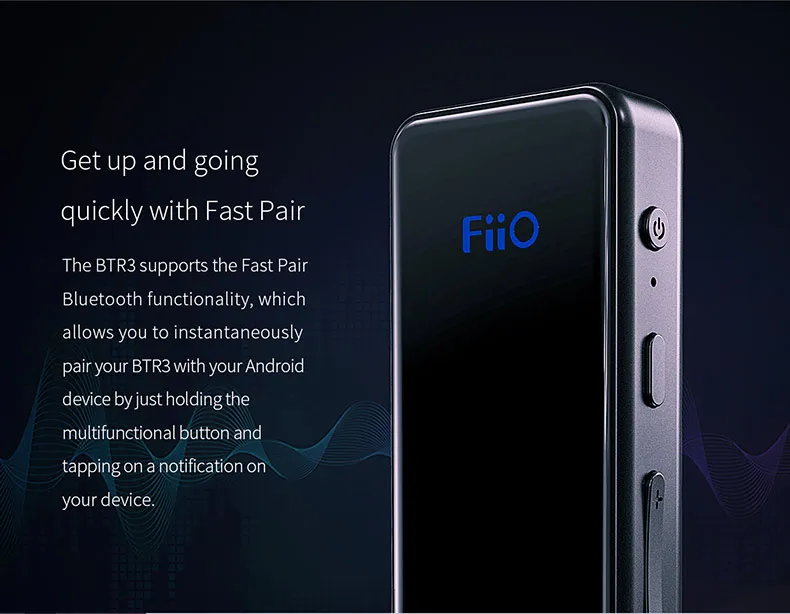 FiiO BTR3 CSR8675 AK4376A USB DAC портативный Bluetooth APTX HD LDAC LHDC Type C 3,5 мм усилитель для i phone/Android телефонов/ПК