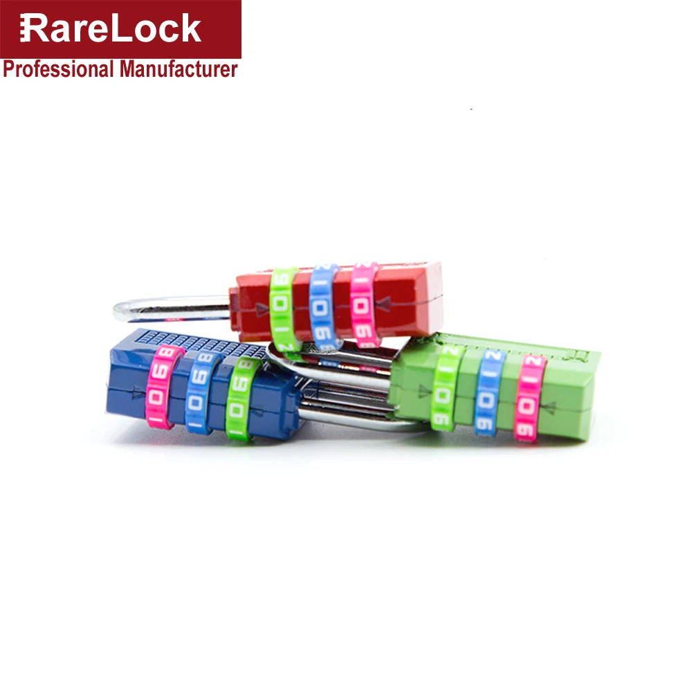 Rarelock цинковый сплав сумка Шкаф коробка игры чемодан Чехлы Фитнес центр замки Код комбинации цифровой пароль замок