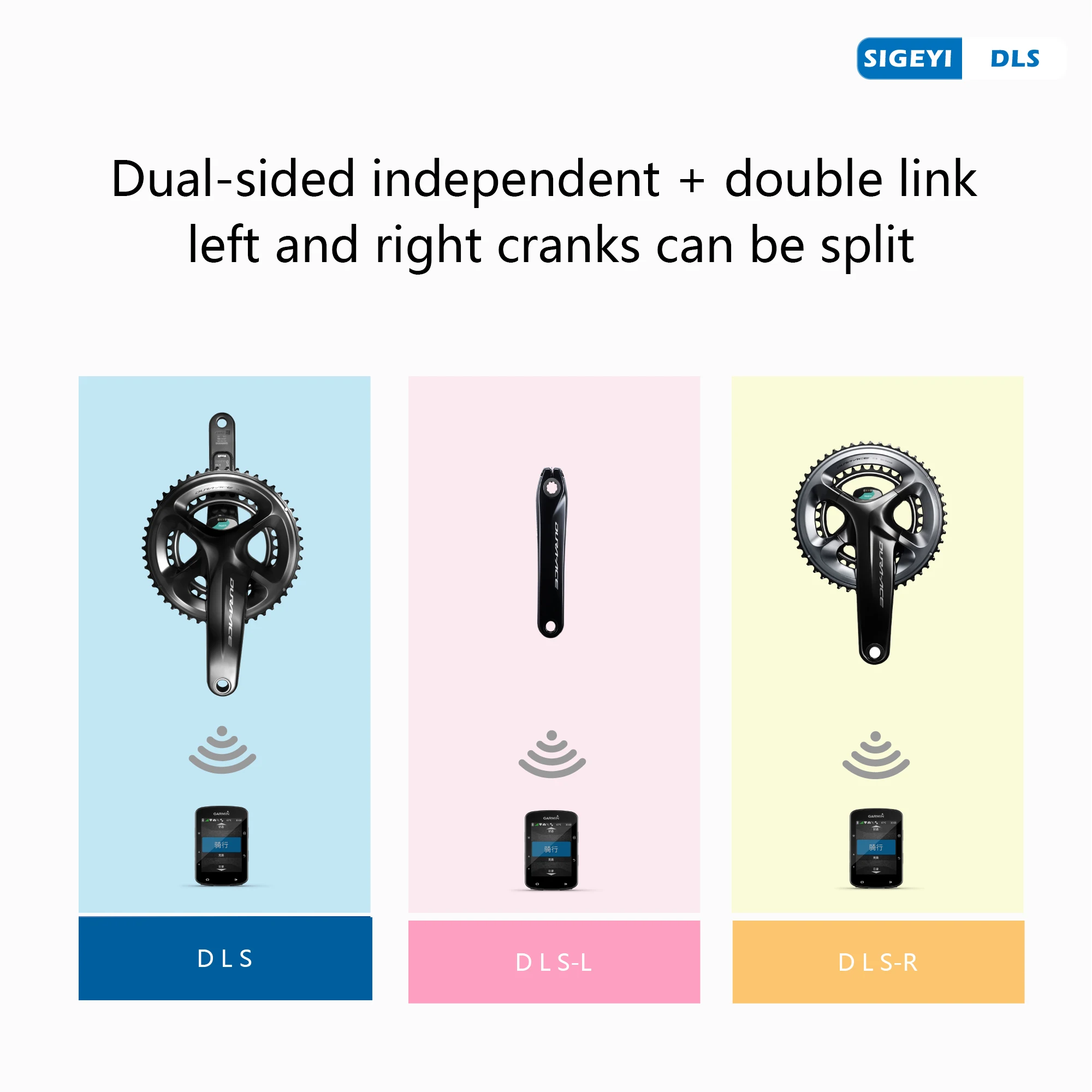 DLS двусторонний велосипедный измеритель мощности для велосипед Shimano Crank двойной протокол измеритель мощности велосипедный gps компьютер двусторонний измеритель мощности