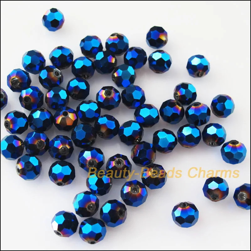 150 шт. свободные граненый шар Стекло с украшением в виде кристаллов Spacer Бусины