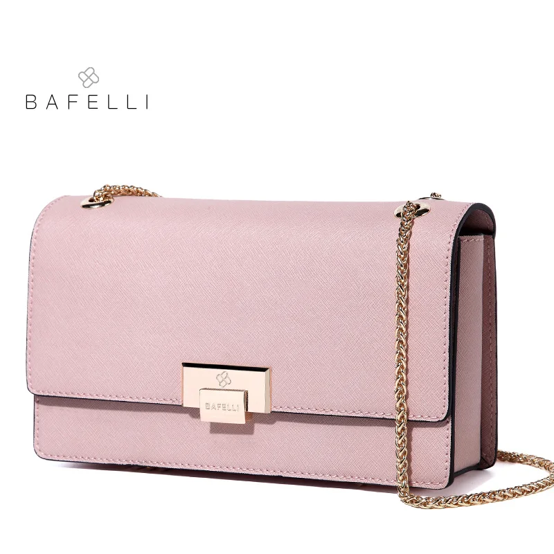 BAFELLI женская сумка через плечо разделенная кожа цепи для женщин bolsos mujer