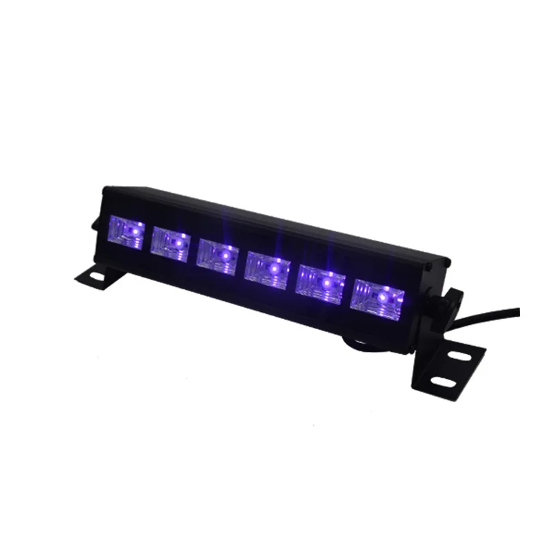 Ультрафиолетовые черные сценические огни 6 Led 9 светодиодов 12 Led DJ звук активный бар лазерный проектор настенный Омыватель стробоскоп УФ лампа для вечерние украшения