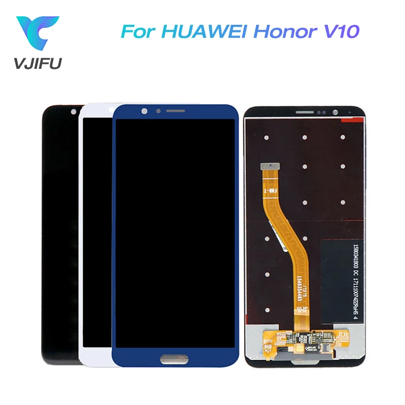 Жк дисплей для Huawei Honor View 10 дигитайзер сенсорного экрана в сборе замена V10 BKL AL00 1 2 5