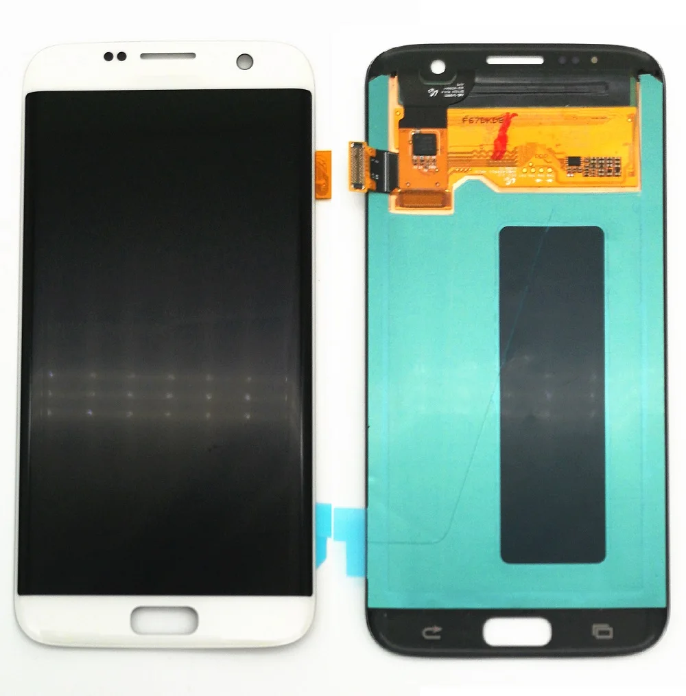 Супер AMOLED ЖК-дисплей для samsung Galaxy S7 Edge G935 G935F ЖК-дисплей кодирующий преобразователь сенсорного экрана в сборе