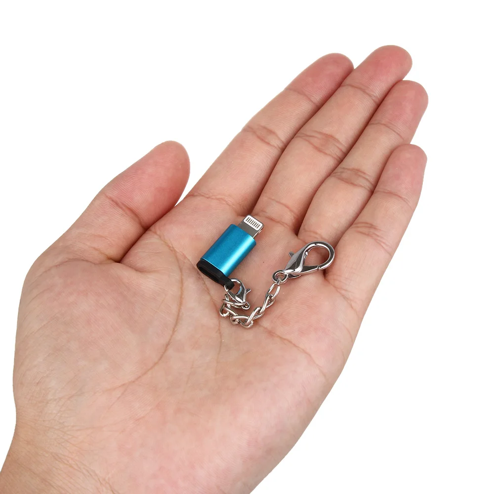1 шт. брелок кабель usb type C адаптер OTG Micro USB Женский Для type C Мужской конвертер адаптер USB-C для iPhone huawei