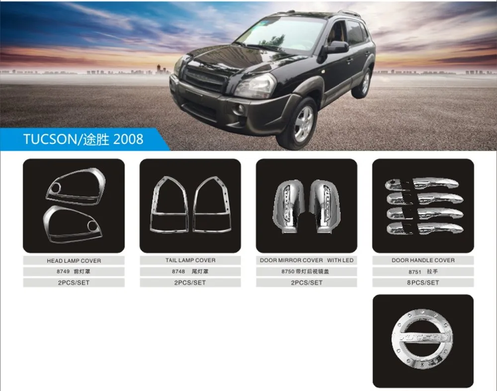 Для крышки топливного бака автомобиля 1 шт. ABS хромированный для hyundai Tucson 2004 2005 2006 2007 2008 2009 аксессуары для топливного бака Кепки крышка
