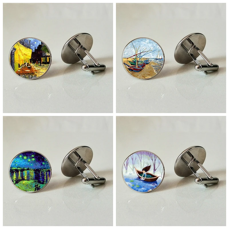 Мужские запонки в эстетике картина маслом стеклянные естественная элегантность