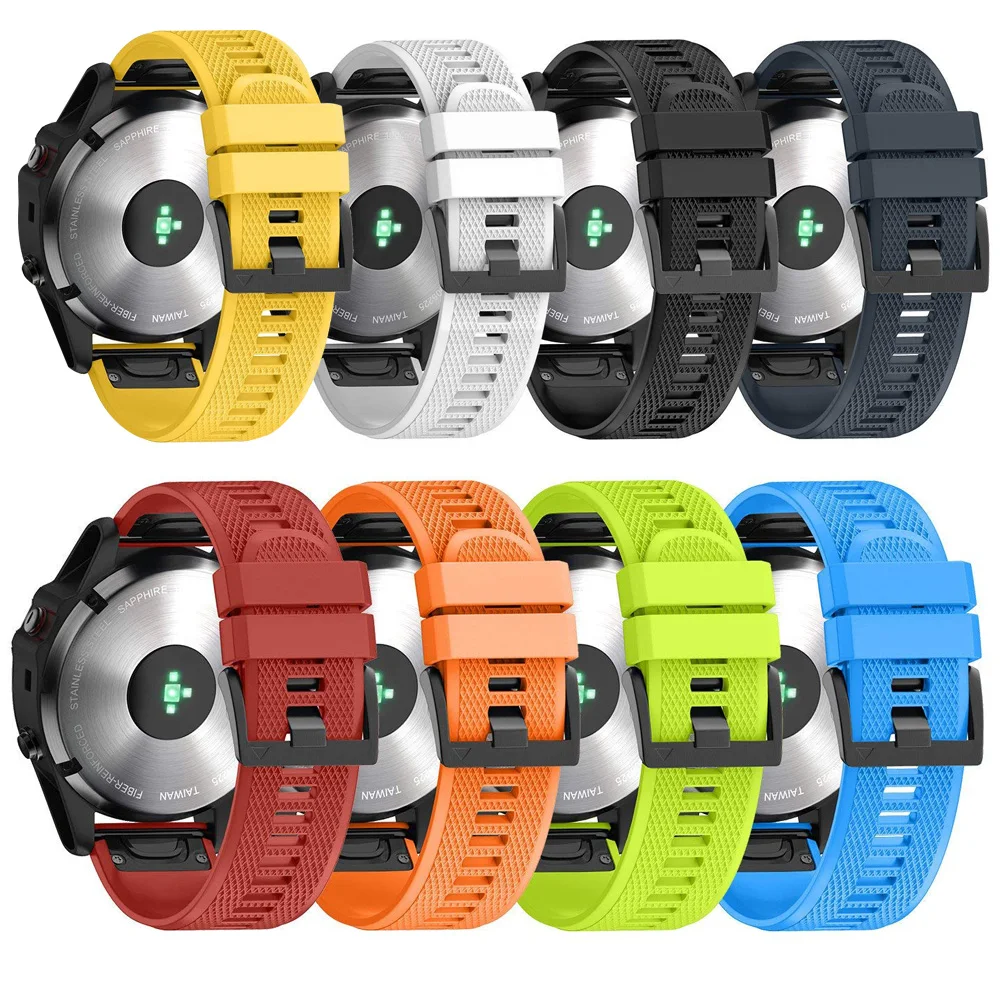 Tschick для наручных gps-часов Garmin Fenix 5x Quick Fit 22 мм ремешок часов мягкий силиконовый