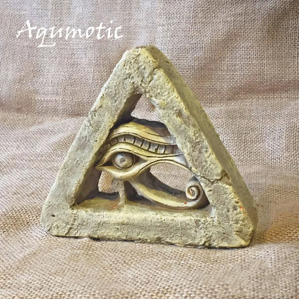 Aqumotic Eye of Horus египетская скульптура ручной работы религия 1 шт. Wedjat Eye Орлиный правый глаз мифы талисман движущийся подарки Декор