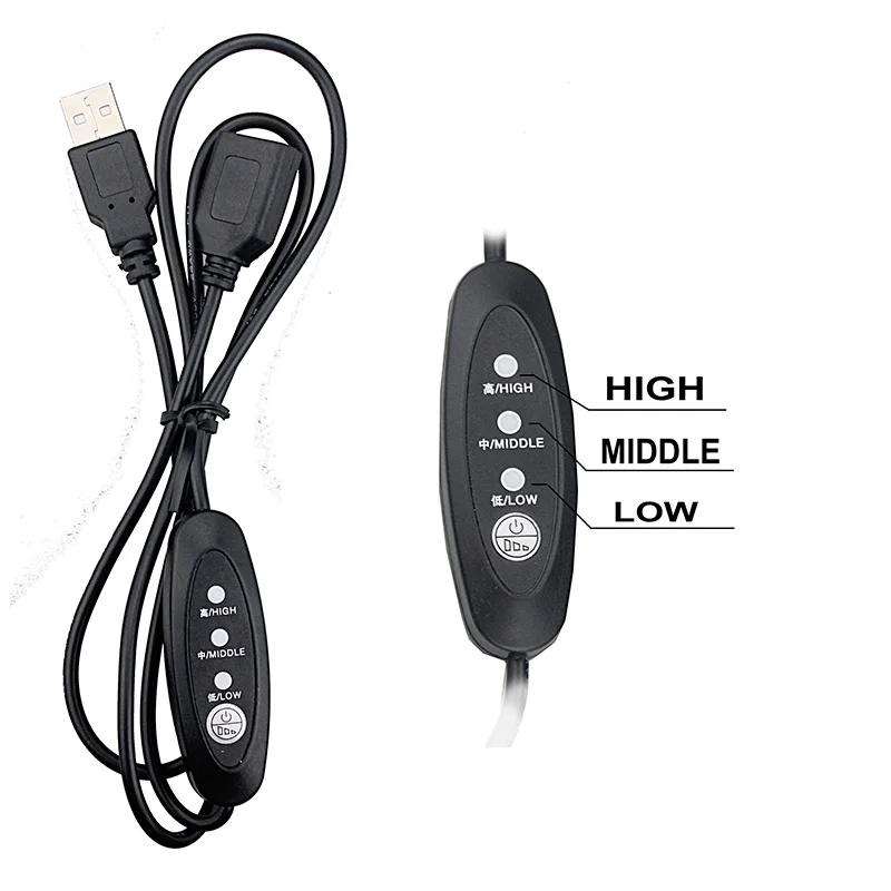 

5PCS Gdstime USB Extension Cable 100CM USB Fan Speed Control Cooling Fan Speed Control Cables Wire For PC Laptop Router Case Fan
