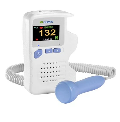 VCOMIN heathe Карманный фетальный допплеровский детский монитор сердечного ритма