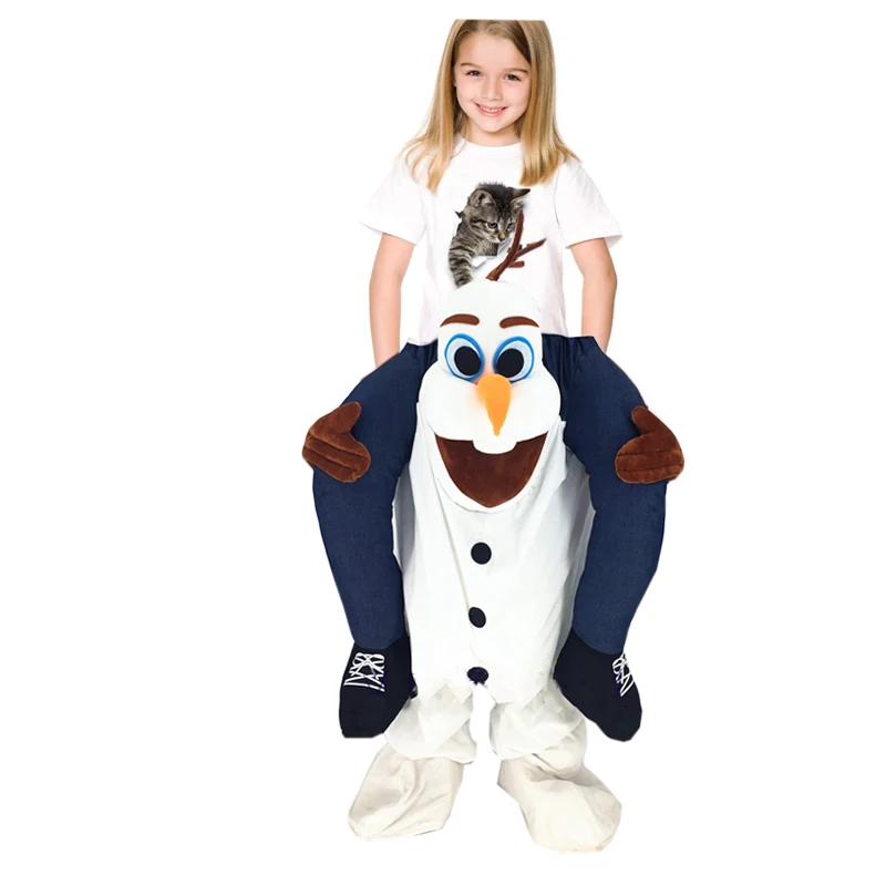 Костюм для езды по аниме Олаф костюм на плечо взрослых роскошный снеговика Олафа