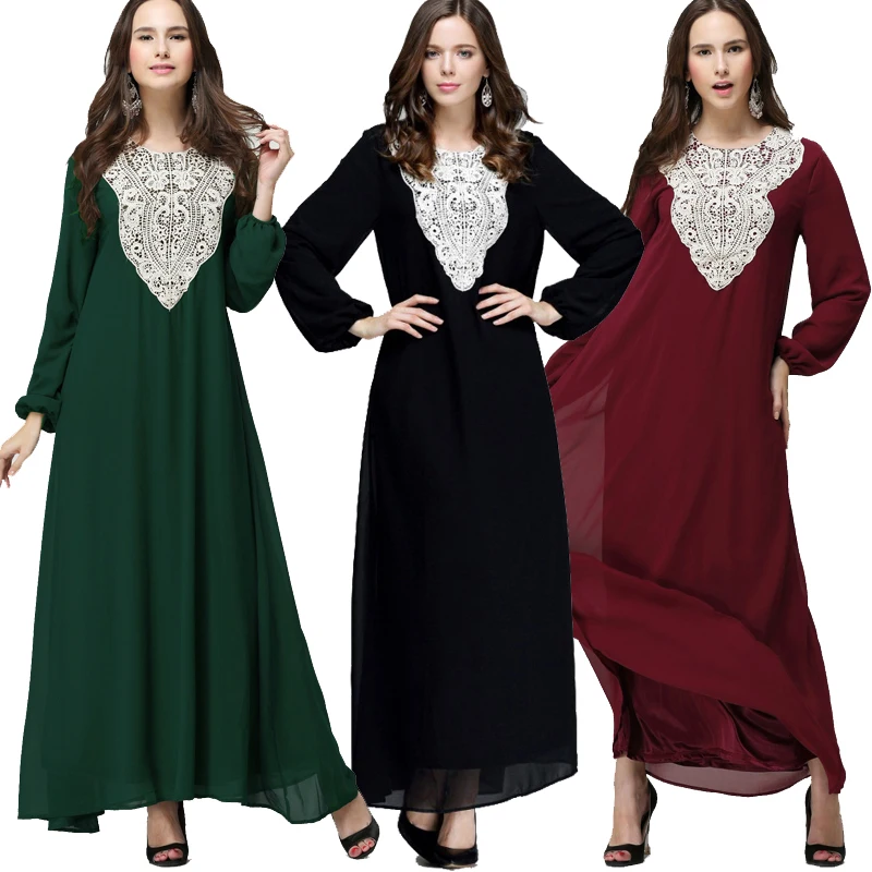 Женское длинное шифоновое платье Макси Boho Abaya Musulmane одежда для молитв в турецком и