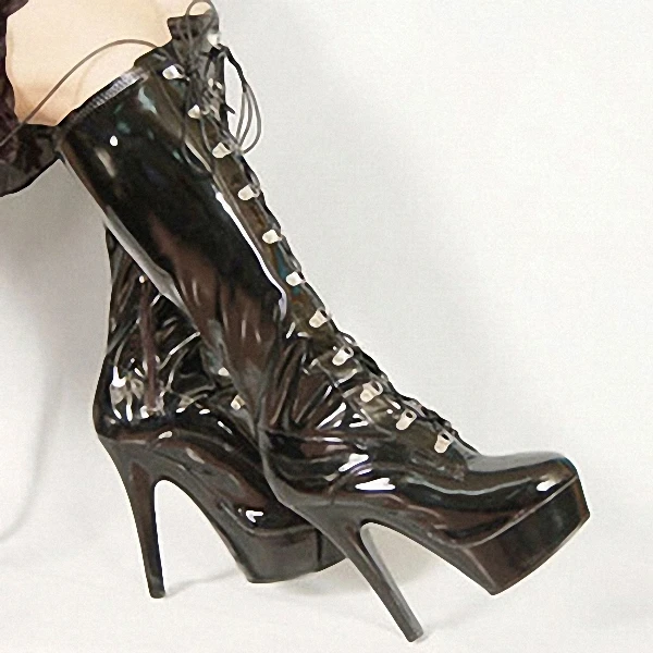 Сапоги до колена на очень высоком каблуке 15 см с боковой молнией|black knee high boots|knee