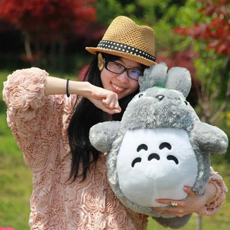 23 см Мой сосед Тоторо плюшевые игрушки Kawaii Juguete BrinquedosTotoro Bonecos японское аниме Серый