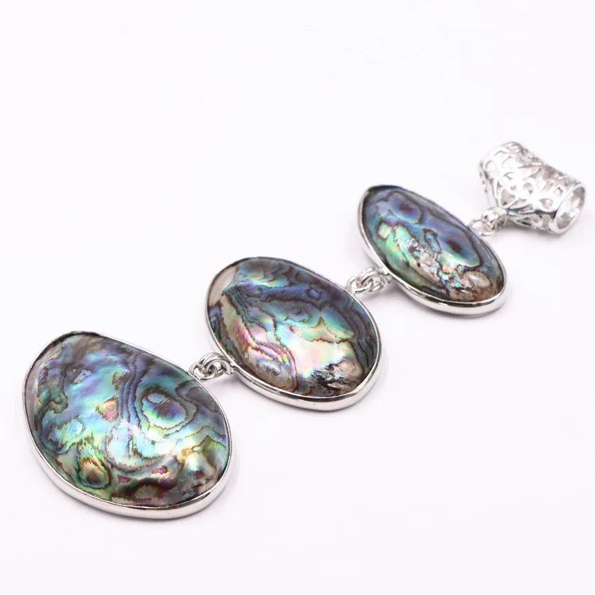 Натуральный Новозеландский кулон Abalone Paua Abalones Перламутровые Бусины в виде