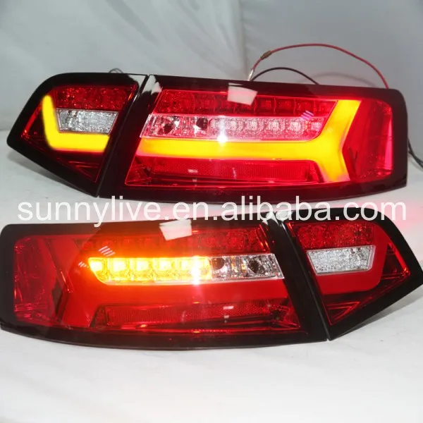 Для Audi A6L 2009 2012 задний светильник светодиодный SN красного и белого цвета|led rear