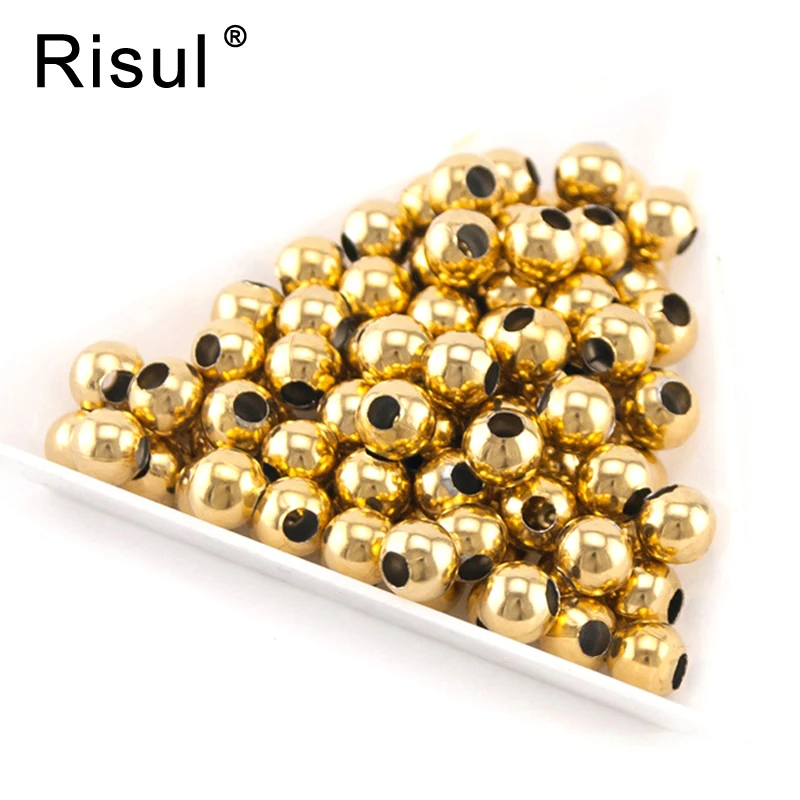 Бусины из нержавеющей стали для изготовления ювелирных изделий 100 шт. | Украшения